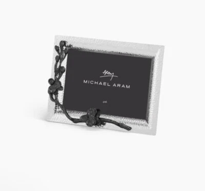 Michael Aram Black Orchid Photo Frame 6" x 4" 110733 Brand New W/ Box Gift - Image 1 of 4