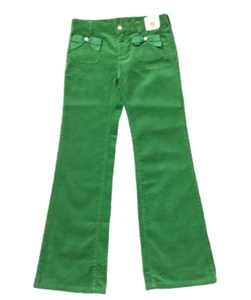 Gymboree Cheery All The Way Green Bow Pocket Corduroy Pants Sz 12 NWT - Picture 1 of 2