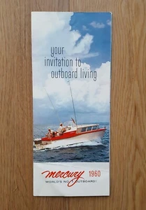 Vintage 1960 Mercury Outboard Motor Boat Brochure - Bild 1 von 4