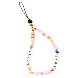 Acrylbrief Mobiltelefonkette Lanyard -Gurt Perlenbesetztes Telefonband - Zdjęcie 1 z 12
