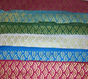 Rising Sun- Color Choices - Light Weight Tree Free Lokta Wrapping Paper 20"X30"