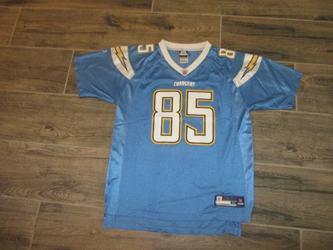 Antonio Gates San Diego Chargers NFL Football Jersey Reebok #85 Youth Kids XL Cover