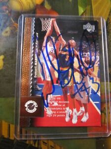 Donyell Marshall Warriors 1996-1997 Upper Deck #39 AUTOGRAPHED CARD