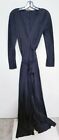 NWT Diane Von Furstenberg Tilly Black Silk Jacquard Maxi Wrap Dress 0
