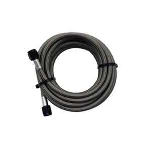 Snow Performance SNO-815-BRD 15ft Braided Stainless Line with -4AN Fittings - Picture 1 of 3
