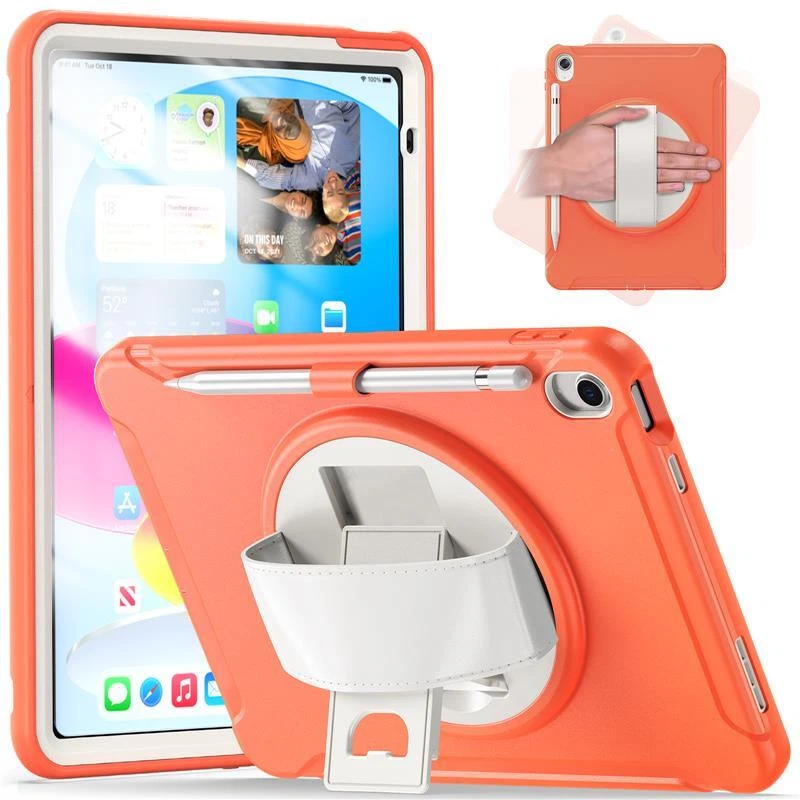 Rugged Shockproof Stand Case For iPad 10th Generation 10.9 iPad 5th 6th Mini Air - Image 1 of 4