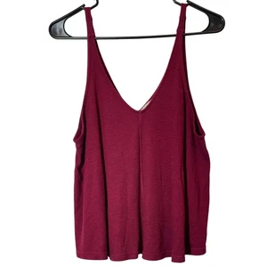 Intimate Free People Dani geripptes Tanktop Größe Small Sangria burgunderrot Herbst - Bild 1 von 11