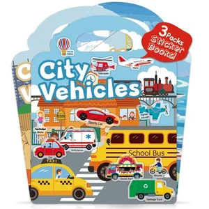 Eoaod Reusable Sticker Book for Toddlers 2-4 Years 3 Sets Stickers for Kids 1... - Picture 1 of 6