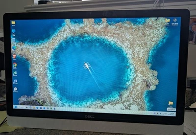 Dell Inspiron 24 3455 23.8" AIO AMD A8-7410 8GB 500 SSD Win11 Pro - Image 1 of 3