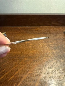 Brazalete brazalete vintage de plata de ley, fino, sencillo y hermoso. - Imagen 1 de 5