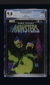 🔥 Monstruos Mark Spears #2 CGC 9.8 Cubierta Graduada B Variante Drácula 🔥 - Imagen 1 de 2