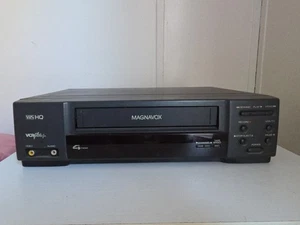 Vintage Magnavox VHS VCR Plus 4 Head  Model VR9342AT22Tested works No Remote - Picture 1 of 5