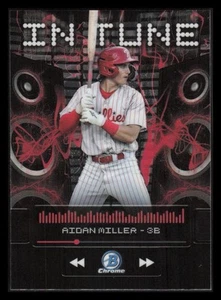 2024 Bowman Chrome Draft In Tune #IT19 Aidan Miller - Bild 1 von 2