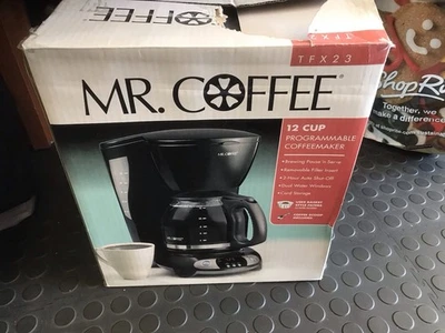 MR. COFFEE TFX23 12-Cup Programmable Coffee Maker, New In Box - Image 1 of 2