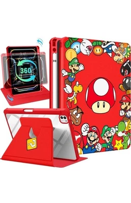 For iPad -Mario Protective Case ( Shockproof / Folded Case )  iPad Pro 12.9 - Image 1 of 4