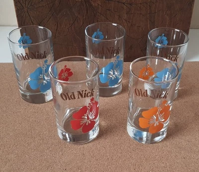 Lot de 5 verres à rhum "Old Nick" - Photo 1/4