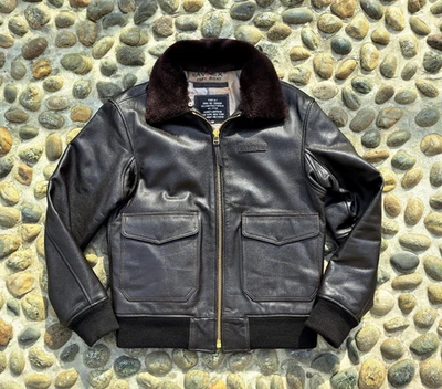 Giubbotto Pelle Avitaore Avirex G1 Vintage Pari al Nuovo Originale taglia M - Imagen 1 de 4