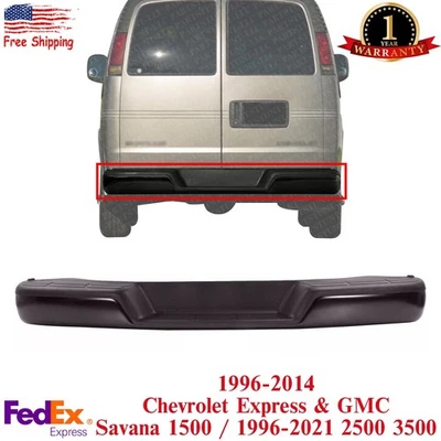 Conjunto de para-choque traseiro para 1996-2014 Express & Savana 1500/96-21 2500 3500 - Imagem 1 de 4