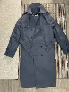 Defense Logistics Agency 40XL Air Force Long Raincoat W Removable Lining - Picture 1 of 6