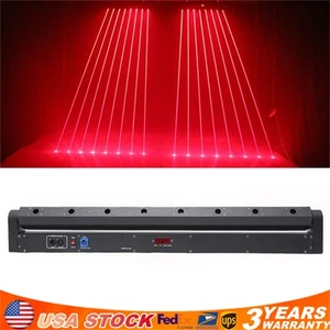 8 Eyes Laser Projector Moving Head Light Red Beam Lamp DJ Stage Lighting Effect - Picture 1 of 20