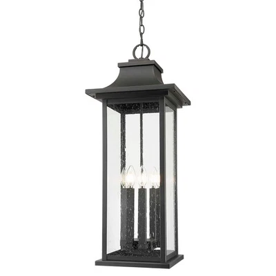 Уличный кулон Z-Lite 5017CHXL Tiberius 6 ламп 12 дюймов Вт - черный - Изображение 1 из 4