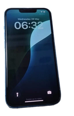 💯✅Original Apple iPhone 13 A2633 128GB Blue Unlocked 99% #400h Fully Working  - Image 1 of 4