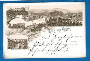 Greiz, Braun-Litho, Vorläufer 1892 ! - Picture 1 of 1
