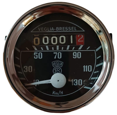 TACHO ZÄHLER BULTACO QUECKSILBER VEGLIA RESTAURIERT (4) - Bild 1 von 3