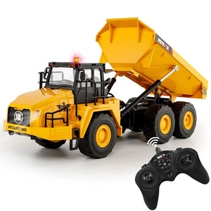 New Huina 1553 RC Dump Truck 1:16 11CH RTR Toy Construction Vehicle USA Stock - Picture 1 of 6