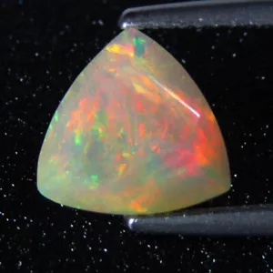 1.63Cts Natural Earth Mined Color Play Opal Ethiopian Trillion Cut Loose Gem - Picture 1 of 3