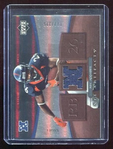 2007 Artifacts AFC/NFC Apparel Jersey #NFC-TB Tatum Bell #'d 177/325 - Picture 1 of 1