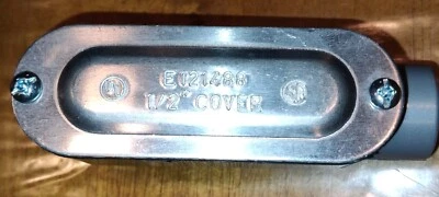 4 Pack! 1/2" Rigid Metal LB Conduit  Body Alum. Wet/Dry Loc. 5479002-55641LB - Image 1 of 4