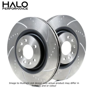 Discos de freno delanteros Mini Cooper S F56 con hoyuelos y ranurados 294 mm 5x112 PCD - Imagen 1 de 2
