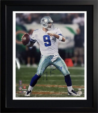 Tony Romo Dallas Cowboys 20"x24" Framed & Autographed Photo