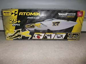 ATOMIC BARBWIRE Brushless Atomik Racing Boat 17 ‘inch Remote Control Boat. - Picture 1 of 10
