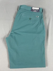 Vineyard Vines Golf Pants Performance Breaker 32 x 30 Green Nylon Spandex NWT - Picture 1 of 7