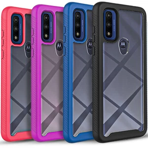 For Motorola Moto G Pure Phone Case Shockproof Cover + Tempered Glass Protector - Picture 1 of 27