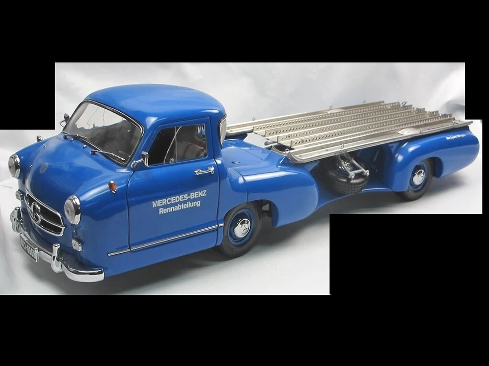 CMC M-036 Mercedes Benz Renntransporter 1954 Blaues Wunder OVP* 1:18 wie neu - Bild 1 von 4