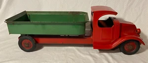 1930s Steelcraft Pressed Steel Toy Dump Truck W-13 - Picture 1 of 12