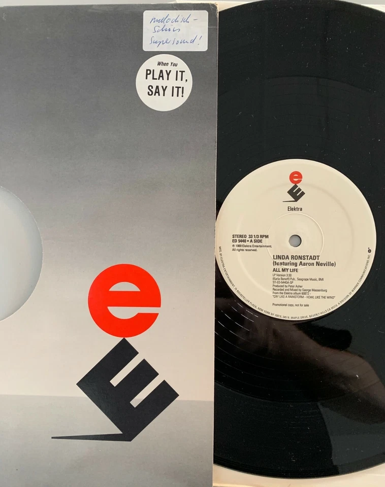 AUDIOPHILE LINDA RONSTADT FEAT AARON NEVILL 12 INCH MAXI SINGLE - Image 1 of 1
