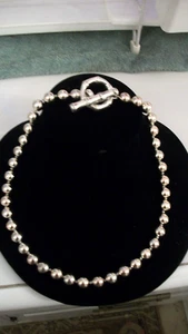 INCREÍBLE COLLAR SSD SIMON SEBBAG PLATA ESTERLINA 925 CUENTAS GRANDES Y PALANCA 111 GRAMOS - Imagen 1 de 7