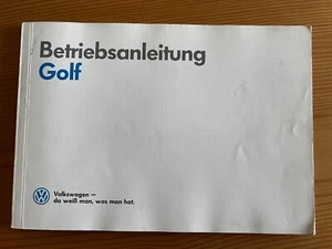 VW Golf II * 07/1989 * Betriebsanleitung Handbuch Bedienungsanleitung - Bild 1 von 3