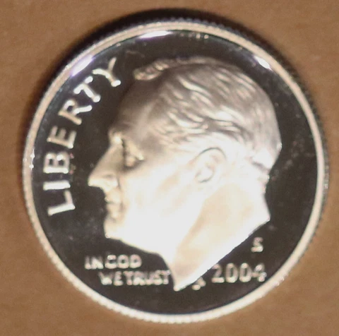 2004-S Roosevelt Dime - Silver - Proof - #3518T Cover