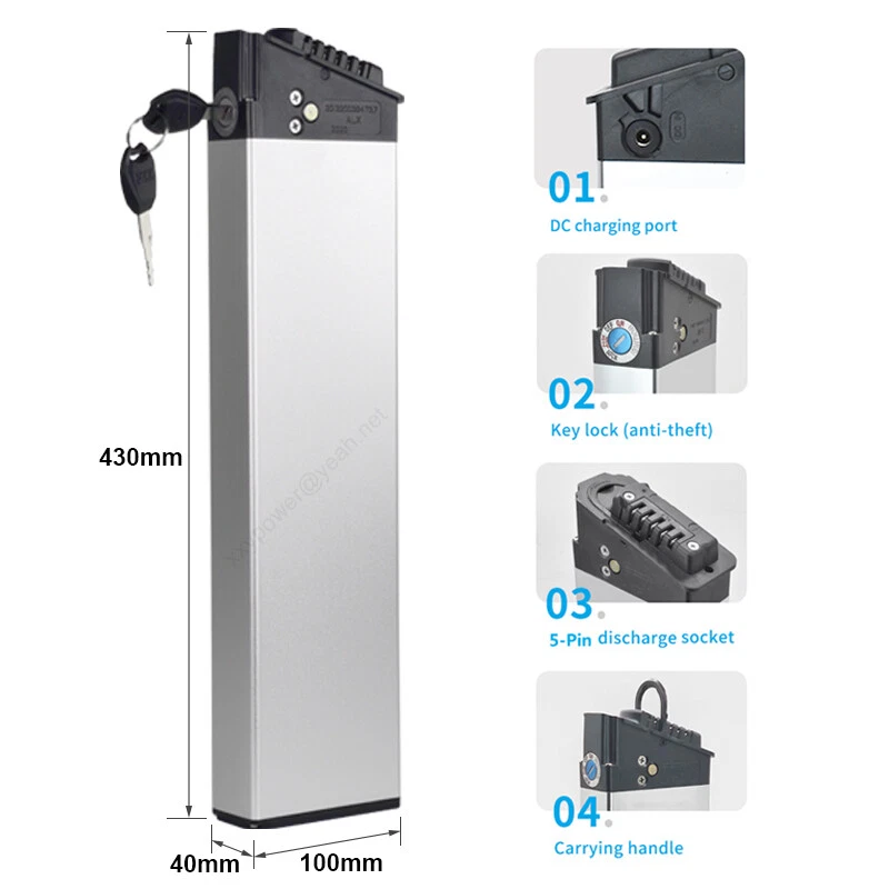 Batería 48v para bicicleta eléctrica plegable Engwe ep2 pro Engwe engine pro 750 Foto 1 de 4