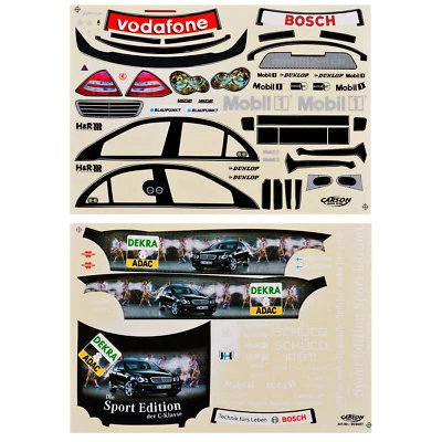 Dekorbogen 1:10 AMG Mercedes Benz C-Klasse DTM Häkkinen SCHÜCO DTM 2005 Carson - Image 1 of 3