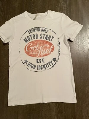 Benetton Camiseta Algodón Orgánico Niño Blanco Talla 11 Año Foto 1 de 3