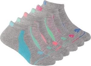 PUMA Kids' Low Cut Socks (6 Pairs) Boy's Size Small Shoe Size 4-8.5 New - Picture 1 of 4