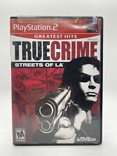 True Crime Streets Of LA [PlayStation 2 PS2] CIB Complete With Manual