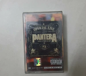 Pantera Official Live: 101 Proof Cassette India Sealed MEGA RARE Promo - Picture 1 of 2