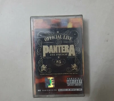Pantera Official Live: 101 Proof Cassette India Sealed MEGA RARE Promo - Image 1 of 2